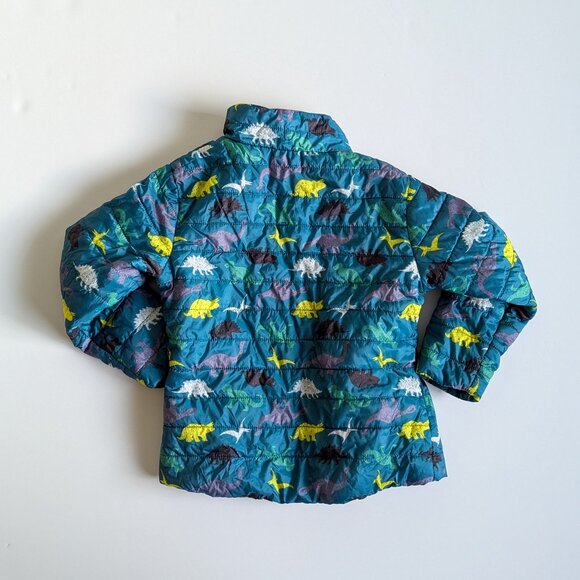Cat & Jack Dinosaur Puffer Jacket Boys 4t VGUC - Picture 3 of 7
